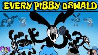 Friday Night Funkin Every VS Corrupted Oswald Mods  Learn With Pibby x FNF Concept FNF ModHard [upl. by Acilef]