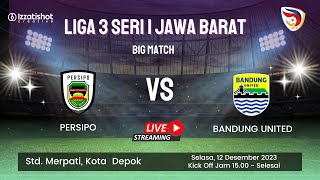 LIGA 3 Seri 1 Jawa Barat Persipo Vs Bandung United 12 Desember 2023 [upl. by Bohaty]