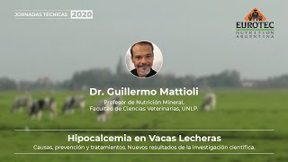 Guillermo Mattioli Hipocalcemia en Vacas Lecheras Eurotec Nutrition Argentina [upl. by Neiluj]