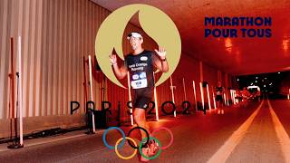 MARATHON POUR TOUS ✦ JEUX OLYMPIQUES 2024 ✦ PARIS JO 2024 ✦Explo INSIDE ✦ 4K [upl. by Fital]