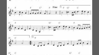 Easy clarinet sheet music for beginners  Trumpet Voluntary [upl. by Lianna863]