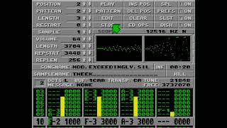 Atari ST Protracker Mods  Exceedingly Silly [upl. by Cohdwell]