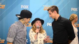 Derek Piquette and Megz Alfonso Interview  So You Think You Can Dance Show 81015 [upl. by Prentice]