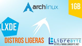 Distros ligeras  Arch LXDE [upl. by Hartwell88]