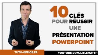 10 Clés pour Réussir une Présentation PowerPoint  Tuto Office [upl. by Yenruoj]