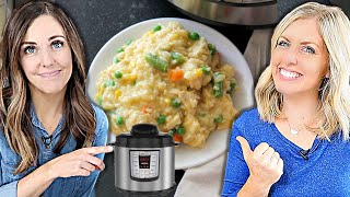 FAST Instant Pot Cheesy Chicken and Rice  Dump and Go Recipe [upl. by Lexy]