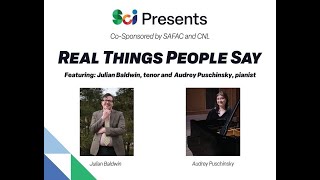 SCI Presents Real Things People Say with Julian Baldwin and Audrey Puschinsky [upl. by Alleuqcaj828]