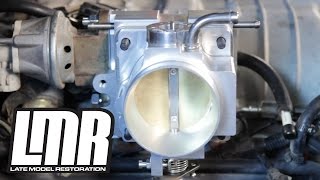 Mustang Throttle Body Installation  SVE 8693 50L Fox Body [upl. by Neda]