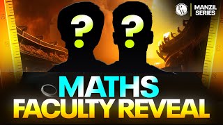 MANZIL 2025 Mathematics Faculty Reveal🔥  Legendary DUO of Maths⚡️ [upl. by Naes816]