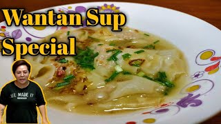 Resepi Wantan Sup  wonton Soup [upl. by Walliw865]