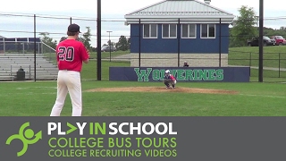 Andrew Dunkleberger Pitching  Fielders Choice Baseball  wwwPlayInSchoolcom [upl. by Bohner]