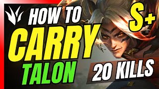 TALON JUNGLE S14  HOW TO HARD CARRY Educational [upl. by Rossen]