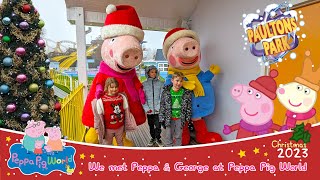 Peppa and George Christmas Meet and Greet at Peppa Pig World Dec 2023 4K [upl. by Aniela758]