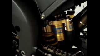 2005 Yamaha R1 update Ohlins Renthal Healtech gear indicator Scotts steering damper etc [upl. by Aseeram]