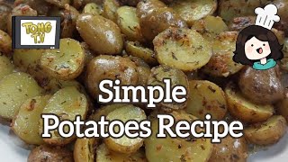 Butter Garlic Potatoes  Baby Potatoes potatoes babypotato potatorecipe easypotatorecipe [upl. by Asinla]