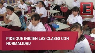 CNDH llama a CNTE a respetar derechos de los niños [upl. by Ahcmis947]