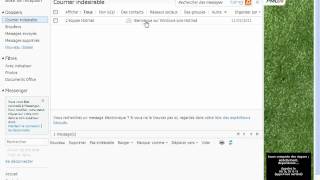 Comment consulter les e mails rangés parmi le spam sur Hotmail [upl. by Yttap]