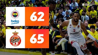 Fenerbahce  AS Monaco  Tight DEFENSE in PLAYOFFS Game 4 202324 Turkish Airlines EuroLeague [upl. by Shirl]