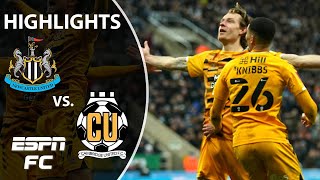 Newcastle United SHOCKED by THIRDTIER Cambridge Utd 🤯  FA Cup Highlights  ESPN FC [upl. by Ettenauq]