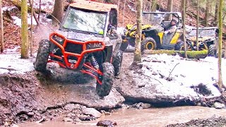 Scenic SxS Trail Ride in the Canadian Wilderness  Polaris RZR XP vs CanAm Maverick X DS Offroading [upl. by Nekal675]