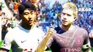 Spurs vs Manchester City  EPL 2324 Full Match at Tottenham Hostspur Stadium  FC24 2k60fps [upl. by Marchese]