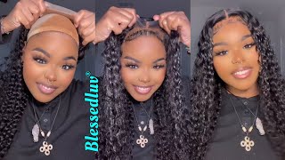 Glueless Wig Install p1 amp Installing Lace Front Wig compilation for Closure Wigs amp Frontal Wigs [upl. by Taffy452]