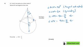 Further Maths GCSE Past Papers AQA  June 2022 Paper 1  Q15 [upl. by Maurili597]