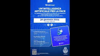 UNINTELLIGENZA ARTIFICIALE PER LA PACE [upl. by Ititrefen958]