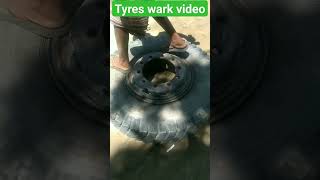 tyred wark video bollywood song music hindisong youtobeshorts tyre tyreservice [upl. by Yuht]