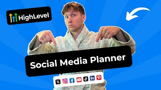 GoHighLevel Social Media Planner Tutorial  SMMA [upl. by Nylirehs]