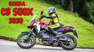 Honda CB 500X 2020  Review Completo [upl. by Bergren]