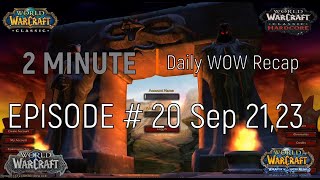 HC BOBKA DEAD GDKP FAIL 2 MIN DAILY WOW RECAP EP 20 [upl. by Giacobo]