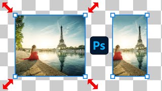 How To Resize an Image WITHOUT Stretching It in Photoshop [upl. by Gittle]