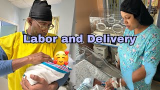 Labor and Delivery vlog 😩❤️‍🩹newborn pregnancy fypシ AliciaKim WatchCrissyWork [upl. by Morgan610]