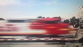 Clip of a ATSF Train at EPIC Speed [upl. by Anilram]