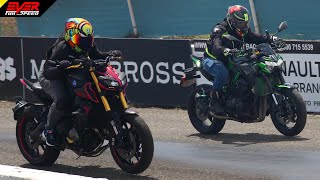 Yamaha MT09 🆚️ Kawasaki Z900 🆚️ Honda CB650R 🆚️ Ducati Diavel 🆚️ Suzuki GSXS750  DRAG RACES [upl. by Anidnamra]