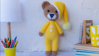 URSO AMIGURUMI 🐻  FÁCIL E RÁPIDO  amigurumi receita  crochet [upl. by Trinatte]