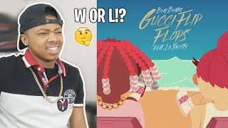 BHAD BHABIE feat Lil Yachty  quotGucci Flip Flopsquot Official Audio Reaction [upl. by Omrellig]