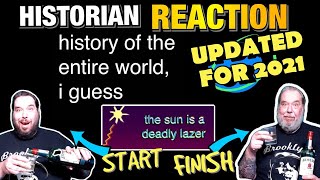 History Teachers EPIC Reaction to HISTORY OF THE ENTIRE WORLD I GUESS by billwurtz  UPDATED [upl. by Ikram]