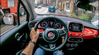 Fiat 500X City Cross  10 FIREFLY 120 HP  POV Test Drive 614 Joe Black [upl. by Bucella]