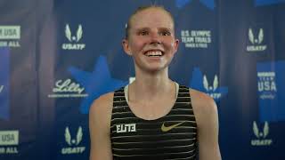 Elizabeth Leachman Finished Her Sophomore Season At The US Olympic Trials [upl. by Gemini648]