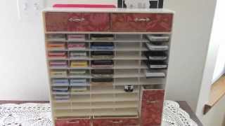 Foam Core Board Ink Pad Storage Organizer [upl. by Phyllis147]