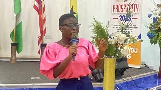 Powerful Ministration by Benedicta Antwi a contemporary Young Ghanaian Gospel Artiste [upl. by Ynnij]