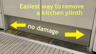 Easiest way to remove a kitchen plinth without damaging it [upl. by Lohman]