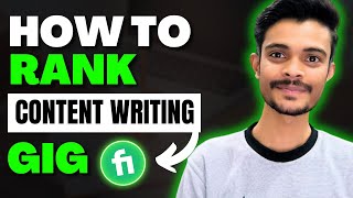 How to Create Content Writing Gig on Fiverr  Rank Content Writing Gig on Fiverr  gig seo [upl. by Darcey]