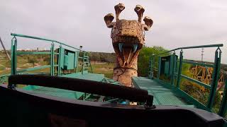 Cobras Curse front seat onride 4K POV Busch Gardens Tampa [upl. by Ttessil]