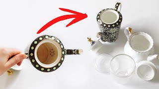 How to clean tea stains from teapots and infusers  quick and easy tips [upl. by Llerrahs593]