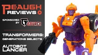 Video Review Transformers Generations Selects  Autobot LANCER [upl. by Gregor577]