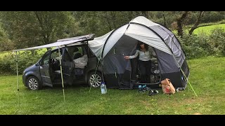 Camping VW Touran campervancitycamper minicamper campingcarbobilvanlifediy camperbuild [upl. by Ayahsey]