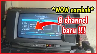 cara mudah menambahkan siaran tv digital di tv tabung mengunakan set top box [upl. by O'Neill818]